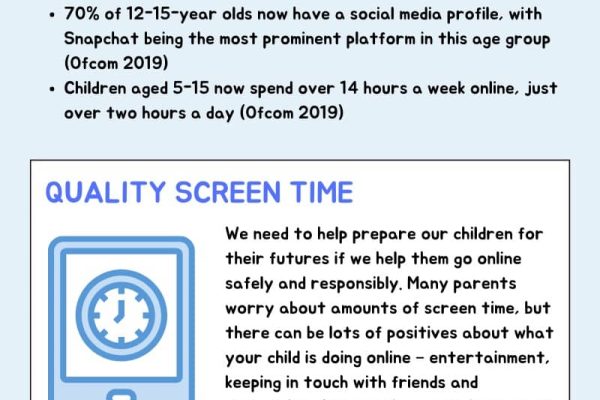 Lined Illustrative Internet Safety Tips Infographic - 1